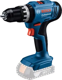 Bosch GSB 18V-25 cordless drill with 2.0Ah battery.