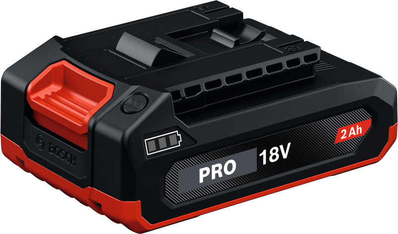 Bosch GBA18V-20 18V 2Ah battery pack.