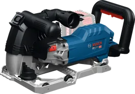 Bosch GNF18V-40 wall chaser with dust extraction.