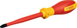 Bosch VDE screwdriver PZ3x125 with insulated handle.