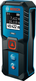 Bosch GLM50-21 laser measure with digital display.