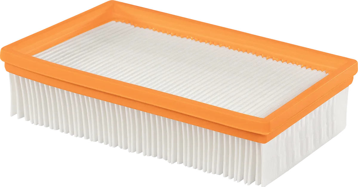 Bosch polyester flat-pleated filter for dust extraction.